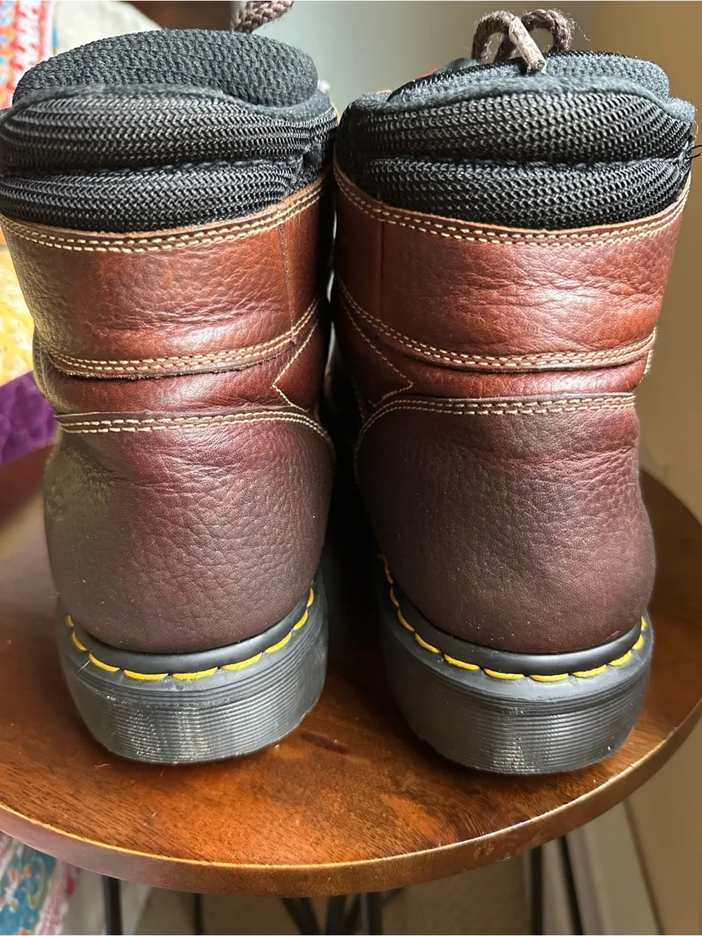 Dr. Martens Ironbridge Brown Leather Steel Toe Industrial Work Boots Men's 13